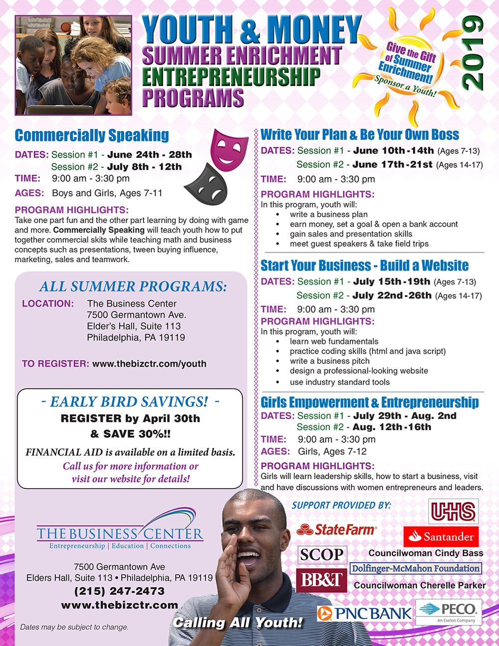 Youth summer programs