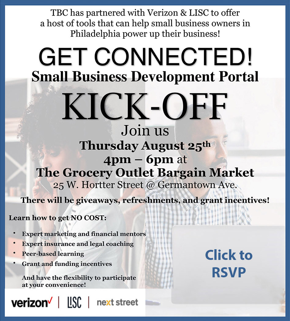 GET CONNECTED! Small Business Development Portal KICK-OFF