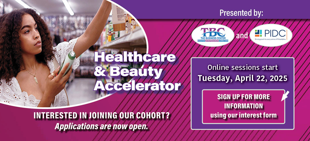 Healthcare & Beauty Accelerator April 2025 slider